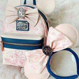 Disney Parks - Riviera Resort Loungefly Backpack & Minnie Ears (Set)